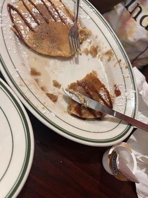 Strawberry pancake platter