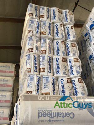 Got insulation? We do! Fiberglass Batt Insulation for the Attic