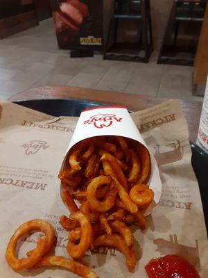 Love these French fries with Horsey Sauce and Catsup.