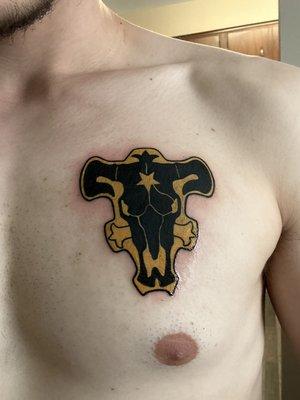 black bulls logo from black clover anime