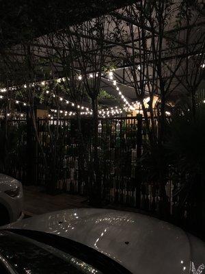 Outside Patio at Night