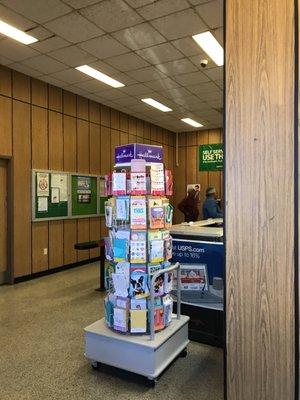 All was joyful at the post office! Not a long line, friendly service!