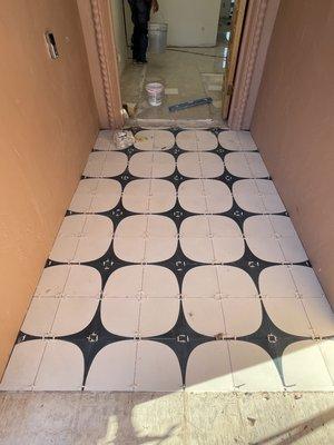 Cement tile