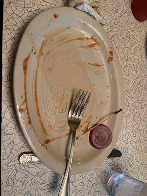 My empty plate