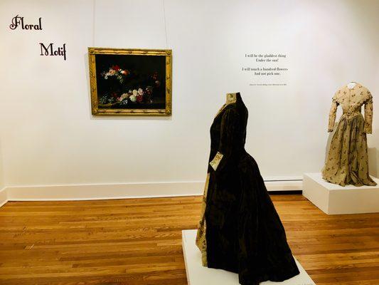 'Floral Motif' exhibition, selected from the Permanent Collection