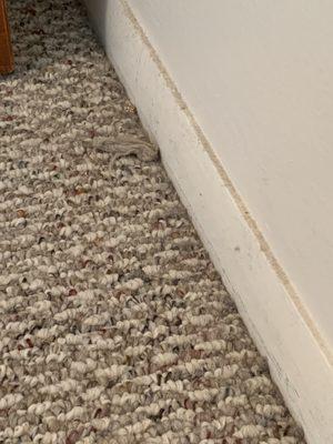 Untouched baseboards