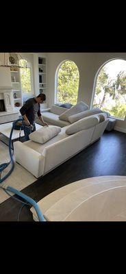 Upholstery cleaning