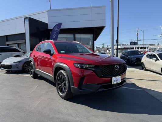 Mazda CX-50 especially appealing in red! Agree? Let me know. Ask for Vasily