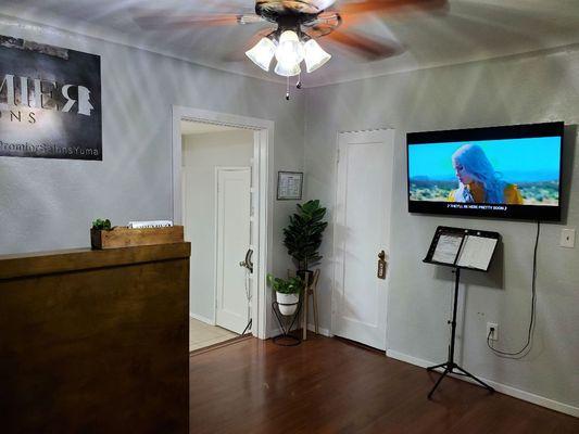 Reception Desk & Waiting Area