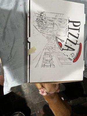 Sicilian  Pizza box