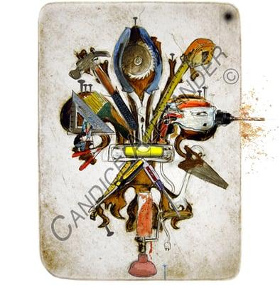 Carpenter Fleur De Lis by Candice Alexander ©2012