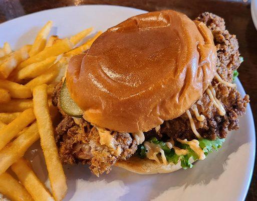 Fried chicken sandwich