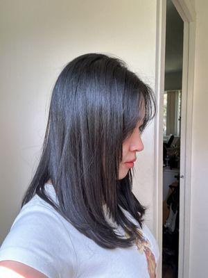 magic straight / haircut