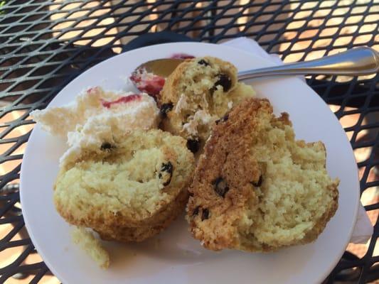 Scones during tea time