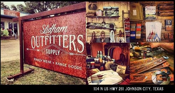 Stidham Outfitters Signage & Goods