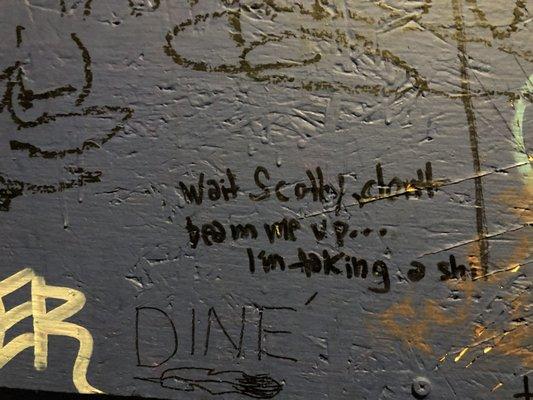 bathroom wall