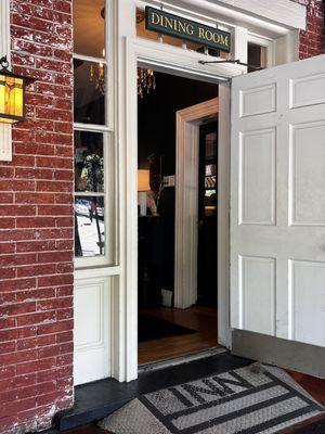 Entrance to bar