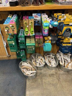 If you forgot a poop bag we've got you covered! We also have Split Elk Antlers for easier access chewing!