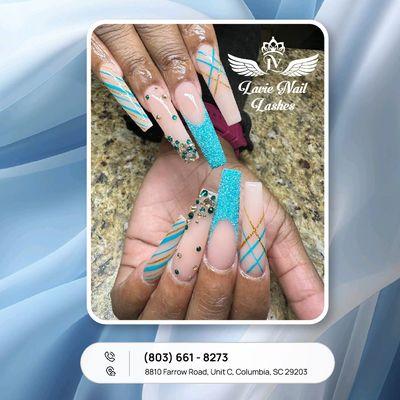 Fall in love with your nails every time you look at them. 
Visit Lavie Nail Spa & Lashes  for the ultimate nail care experience.