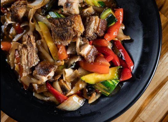 Drunken Noodles Pork Belly