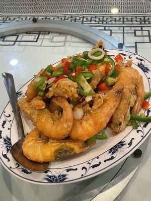 Salt and S18. Salted Pepper Shrimp with Shell On