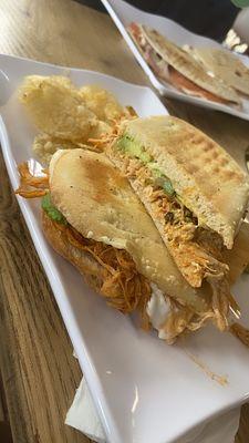 Chicken tinga sandwich