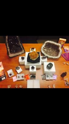 Crystal Shops In Chicago! We offer over 100 crystals and stones like Amethyst cathedrals, quartz crystals, rose quartz, citrine, selenite