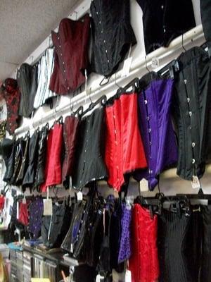 We carry a HUGE selection of corsets!  Come in today and one of our Stylists will be happy to  help you choose the perfect one!