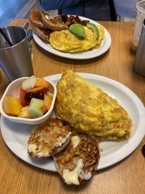 Madeline omelette with fruit sub