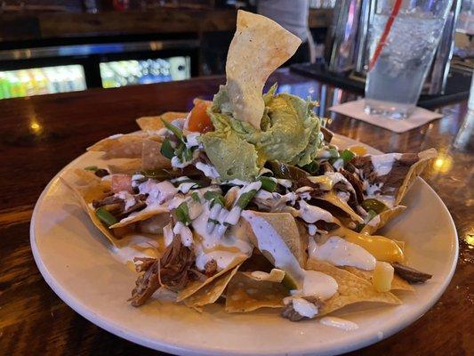 Barbacoa nachos