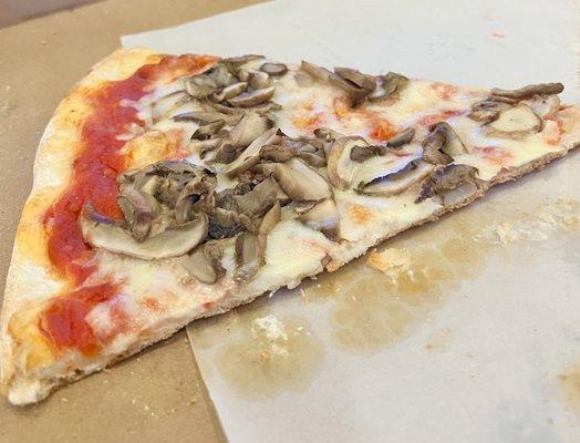 The mushroom livened up the entire pizza