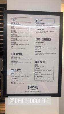 Current menu