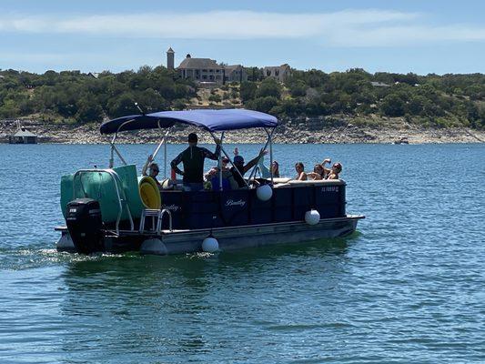 Luxury Boat Rental on Lake Travis out of Paradise cove Marina! SO fun!! SO easy!!