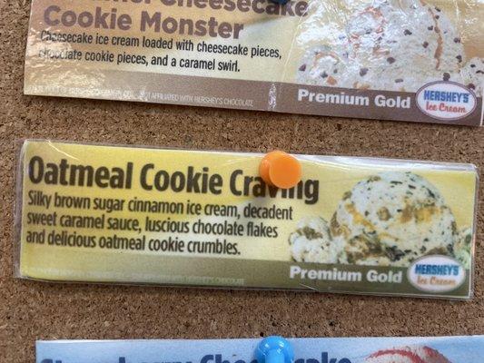 I got the Oatmeal Cookie Craving. Wanted to try the other but the Oatmeal was so good had to get it again!!!