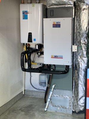 Inflow Hydronic and Navien water heater