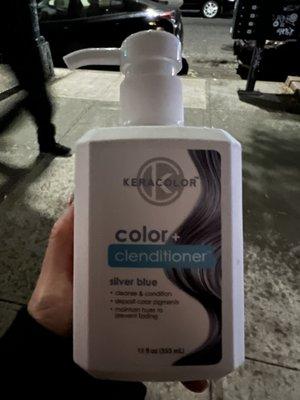 Keracolor Clenditioner Honey Hair Dye for silver blue hair - $21.99