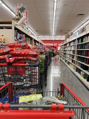 Stocking shelves