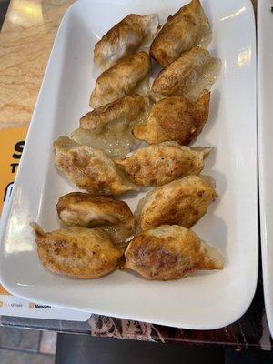 Special order - pan fried dumplings - good