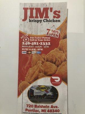 Jim’s Krispy Chicken 