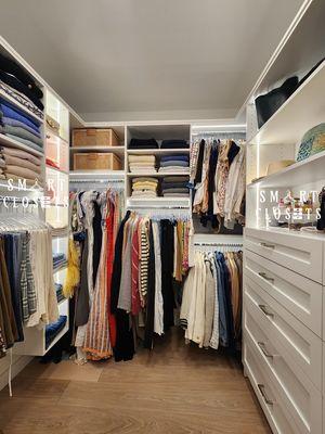 Master Walk-in closet design