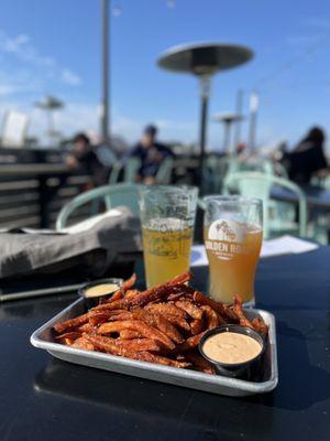 Sweet Potato Fries and Beers