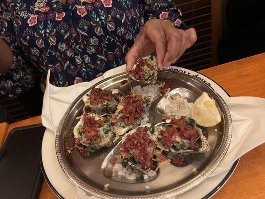 Oysters Rockefeller