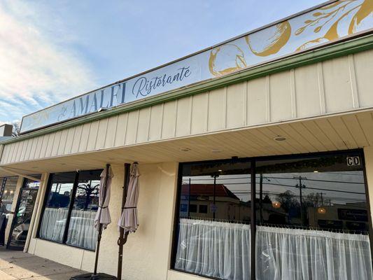 Facade of the Amalfi restaurant