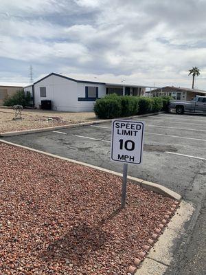 Most Cal-Am properties streets are so bad they're dirty, old, and broken down.