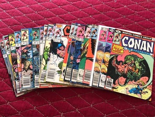 Early Conan books $1 each.