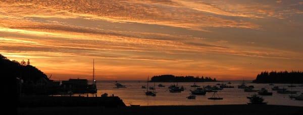 Harbor at sunrise