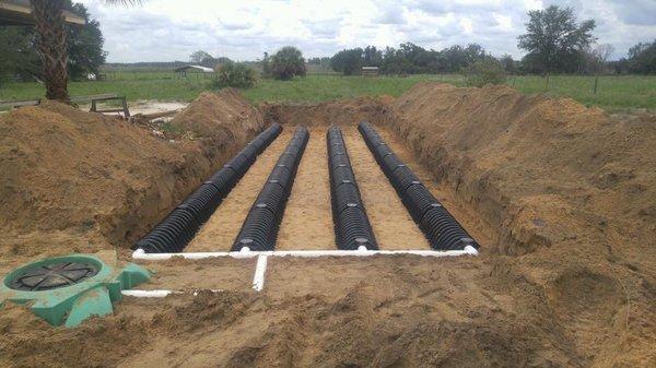 New drain-field