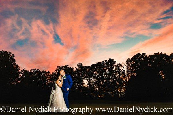 Nice big open spaces for sunset photos www.danielnydick.com NJ wedding photography