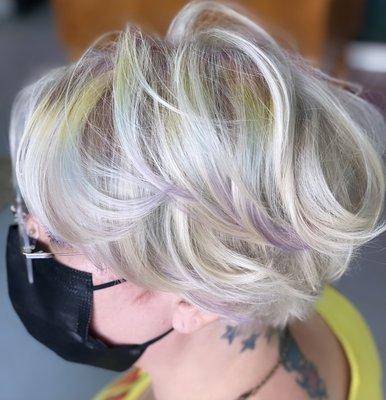 holographic blonde