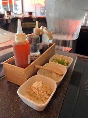 Condiments and Toppings